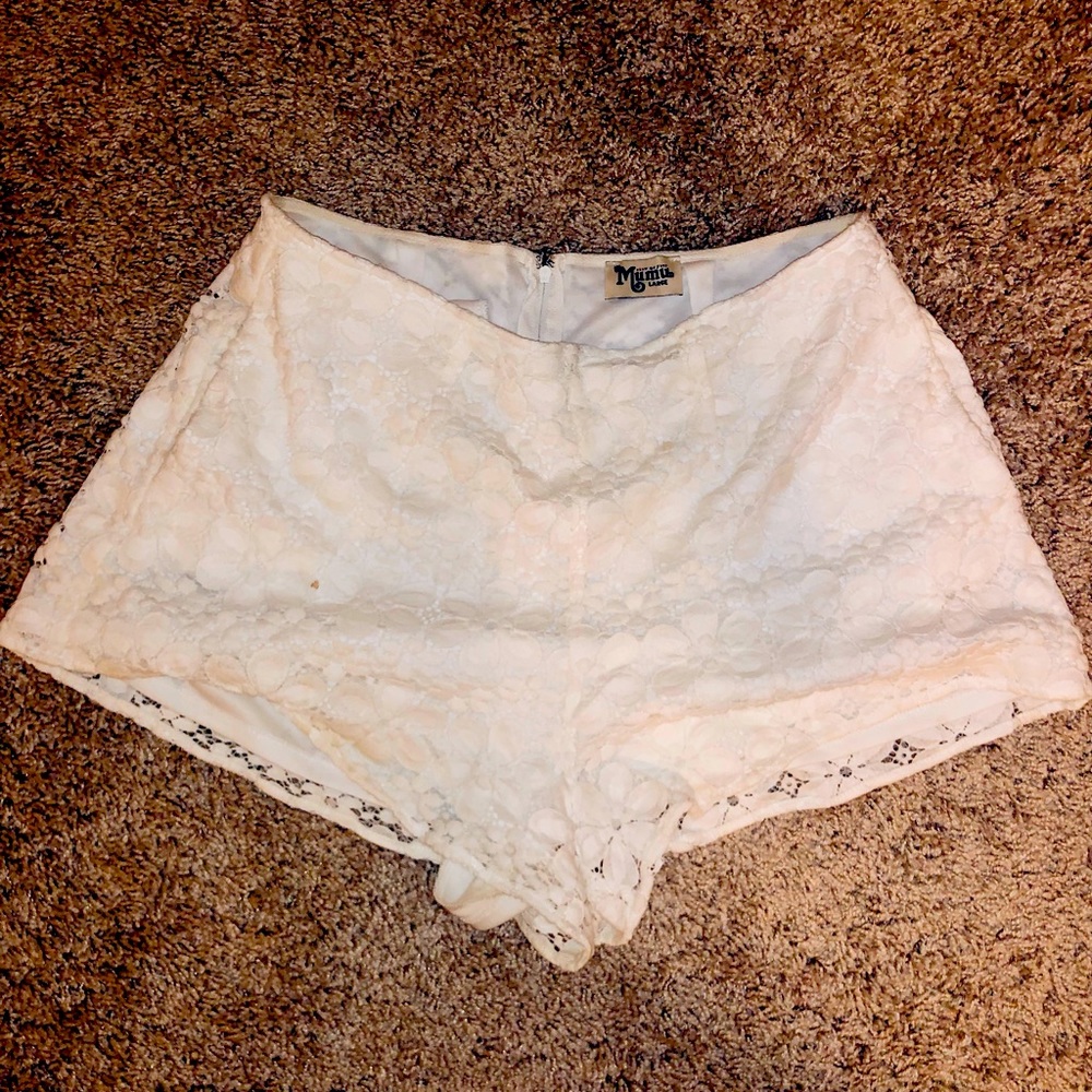 Show Me Your Mumu Sawyer Lace Shorts